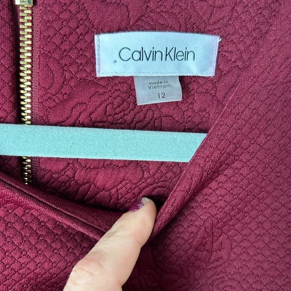 Size 12 Calvin Klein stretch work dress - Picture 3 of 4